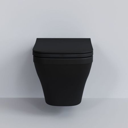 Унитаз подвесной Ambassador Benefit 203T20201R-202T20201S черный с сиденьем