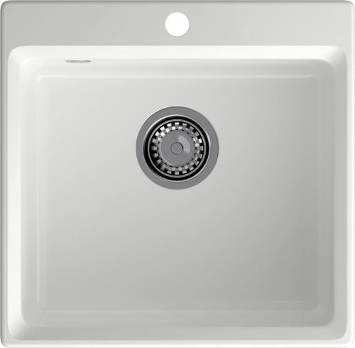 Кухонная мойка Granfest Level LV-510 иней 51х50 цвет белый поверхность матовая