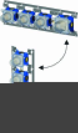 Душевая система Paffoni Modular Box KITMB019CR046 встраиваемая в стену