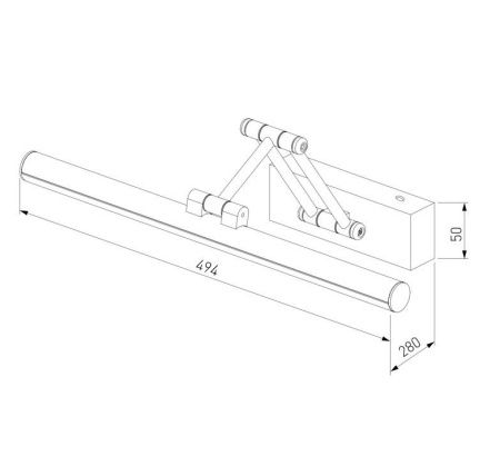 Подсветка для картин Elektrostandard Monza LED (Монза ЛЕД) 4690389198427