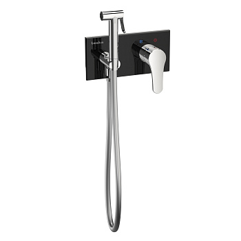 Гигиенический душ Teska ELSA BTK6420B хром/черное стекло