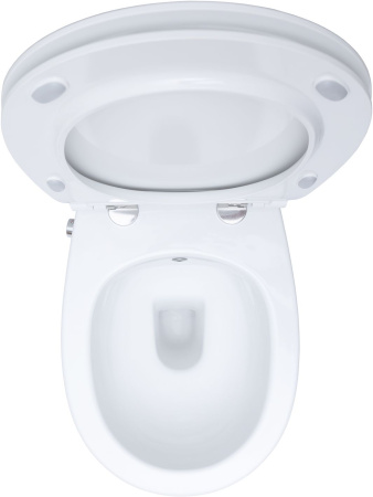 Чаша унитаза подвесная Allen Brau Fantasy 4.11HC1.20 цвет белый без сиденья безободковая каскадный смыв