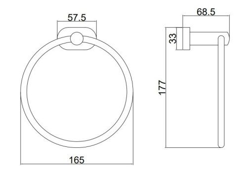 Полотенцедержатель BELZ B90504 - фото 2