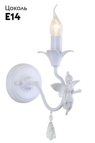 Бра Arte Lamp Angelina (Ангелина) A5349AP-1WH - фото 2