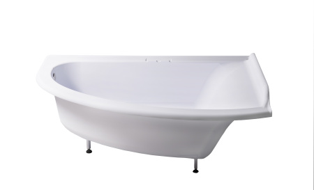 Ванна из литьевго мрамора Astra-Form Анастасия 01010024 182х125 угловая асимметричная с ножками