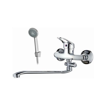 Смеситель для ванны D-Lin D140428-6 настенный хром