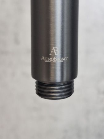 Гигиеническая лейка AltroBagno Modern AltroBagnoModern060208GM цвет оружейная сталь