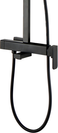 Душевая стойка Aquanet Gotic AF440-72-S-B настенная цвет черный