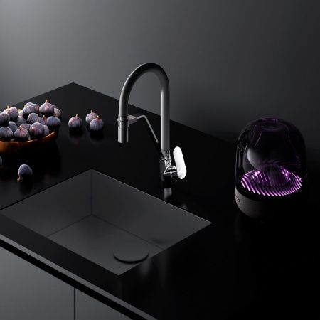 Смеситель для кухни Am.Pm Like F8007802 на мойку черный/хром