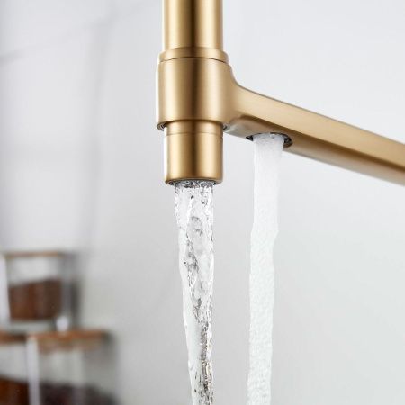 Смеситель для кухни Rose R658G на мойку золото