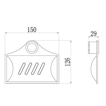 Мыльница Savol S12-04