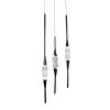 Светильник подвесной Delight Collection Pezzo (Пеззо) OM82112-3 pearl black