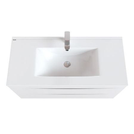 Тумба с раковиной Iddis Cloud CLO10WFi95K 100х50 напольная цвет белый