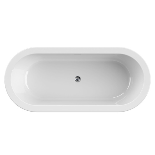 Ванна акриловая Cezares SLIM SLIM CENTRAL-180-80-60-W37-SET 180х80 отдельностоящая овальная - фото 2