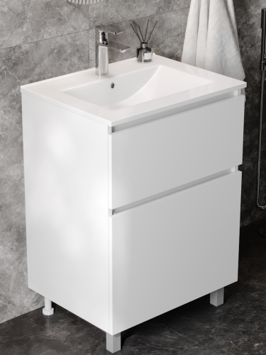 Тумба с раковиной Teymi Laina F16043 60х46х50 напольная - фото 5