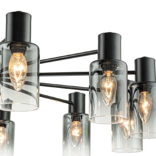 Люстра на штанге Escada Diversity (Диверситы) 2120/12P Black - фото 4