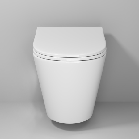 Унитаз подвесной Niagara Vista NG-9302 белый с сиденьем микролифт душевой смыв