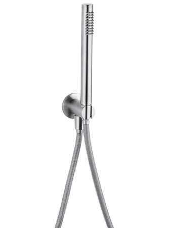 Душевой гарнитур Cisal Xion DS018300D1 настенный сталь шлифованная/брашированная