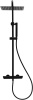 Душевая стойка Allen Brau Infinity 5.21032-31 настенная цвет черный с термостатом