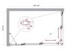 Душевой уголок BelBagno LUCE LUCE-AH-21-140/90-C-Cr 140х90 стекло прозрачное профиль хром без поддона