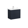 Тумба с раковиной Vitra Root Classic 68874 80х50 подвесная цвет синий