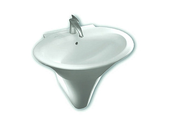 Раковина из санфаянса Hatria SCULTURE Y0LZ01 65х58 подвесная цвет белый