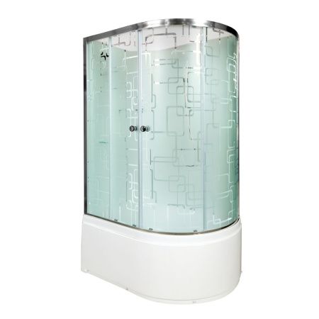 Душевая кабина AvaCan EM4511LN 110х80 асимметричная без крыши ориентация левая