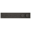 Смеситель для душа Gessi Hi-Fi 63016#707 встраиваемый в стену черный с термостатом (внешняя часть)