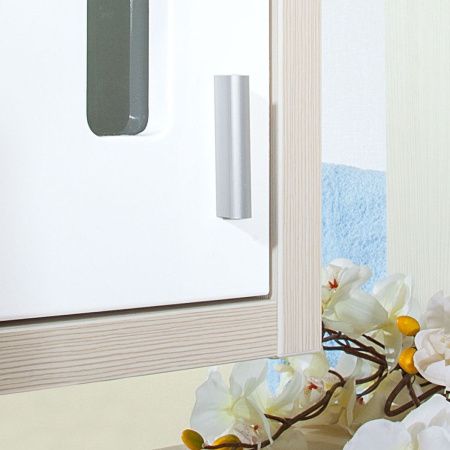 Зеркало-шкаф Бриклаер Бали 4627125411991 60х80 подвесной цвет белый/бежевый