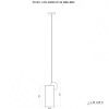 Светильник подвесной iLedex Play (Плаы) P819/1-12W-3000K-D120 MBK-BRZ