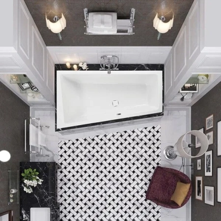 Ванна акриловая Vagnerplast Cavallo VPBA169CAV3PX-04 160х90 пристенная асимметричная без каркаса