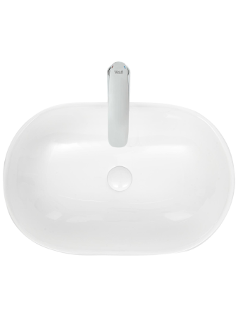 Раковина из сантехнического фаянса WeltWasser WW SK 10000004608 40 см встраиваемая цвет белый 1 отверстие под смеситель