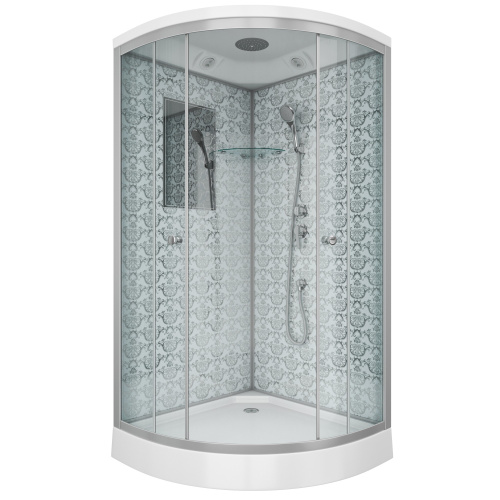 Душевая кабина Niagara Luxe 7701W 90х90 четверть круга