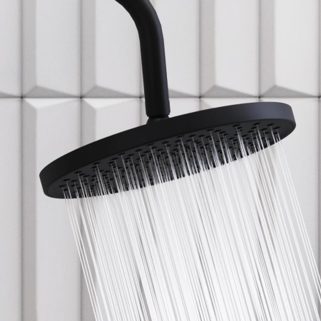 Душевая стойка Damixa Apollo 947730300 настенная цвет черный