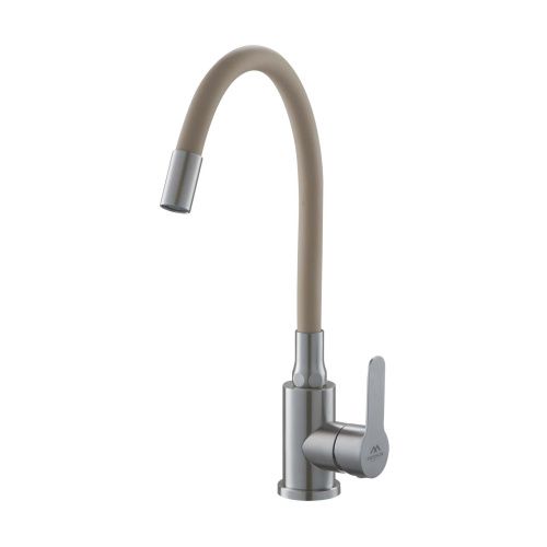 Смеситель для кухни Fashun A54101-15 на мойку сатин/бежевый - фото 2