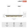 Светильник подвесной Lightera Huron (Хурон) LE118L-4G SMART