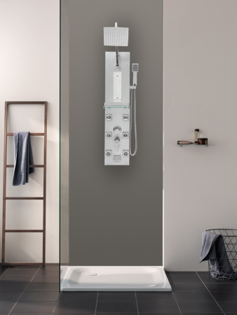 Душевая панель River GURON 10000001202 настенная цвет хром