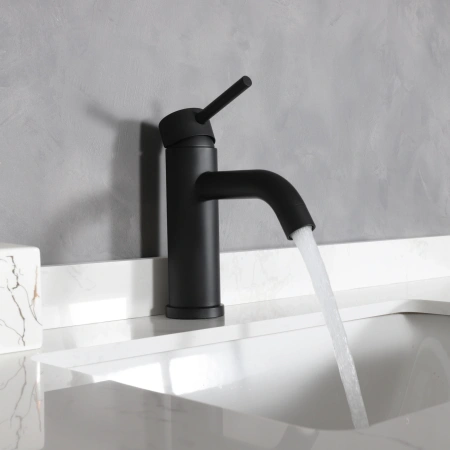 Смеситель Gid Cascada Inga SS096-BM-K (SS096BMK) на раковину черный матовый