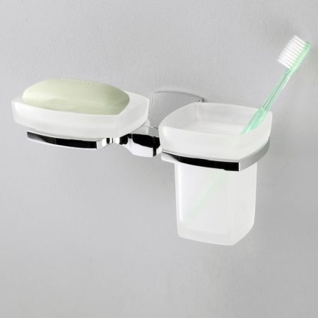 Стакан с мыльницей WasserKRAFT 2526