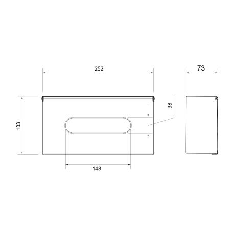 Диспенсер для бумажных полотенец Timo Petruma 15244/13