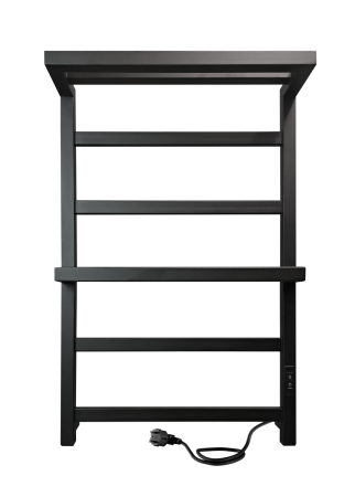 Полотенцесушитель электрический Indigo Forte LEFPF80-50PBRRt 55х80 черный