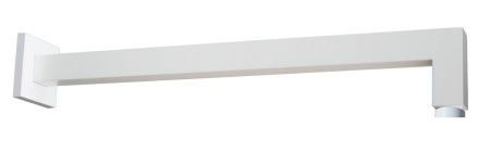 Верхний душ с держателем Paffoni Syncro ZSOF075BO + ZSOF063BO 20х40 белый