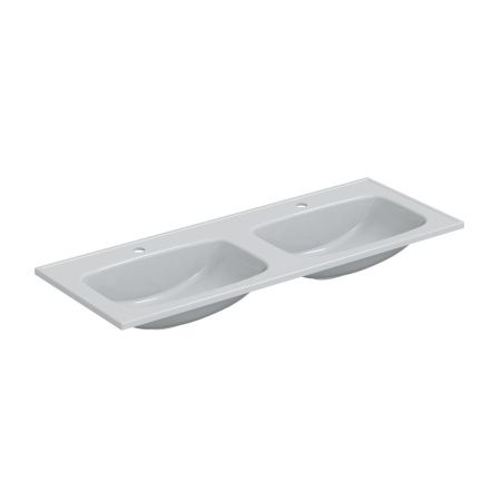 Раковина из искусственного камня СанТа 700466 120х50 накладная цвет белый