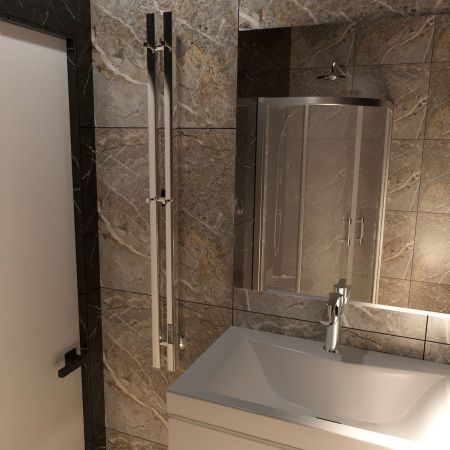 Полотенцесушитель электрический Маргроид Inaro профильный Inaro-1206-057R 10х120 хром