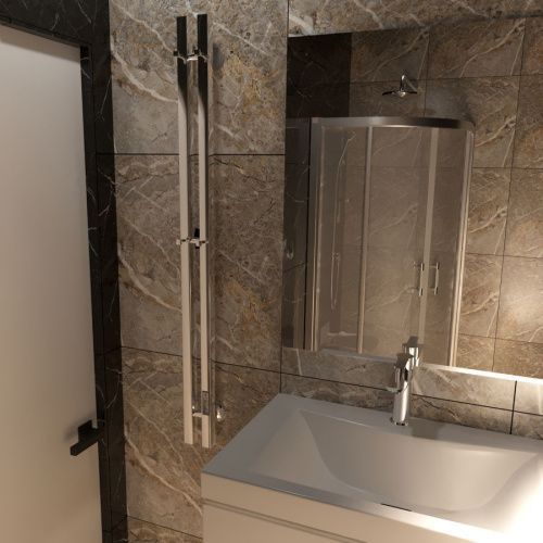 Полотенцесушитель Маргроид Inaro профильный Inaro-1206-057R 9х120 электрический хром - фото 2