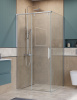 Душевой уголок BelBagno SOFT CLOSE-1 SOFT_CLOSE-1-A-1-100-C-Cr 100х100 стекло прозрачное профиль хром без поддона