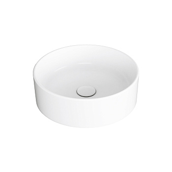 Раковина из санфаянса Simas Folio FO01bi 40х40 накладная цвет белый без отверстий под смеситель