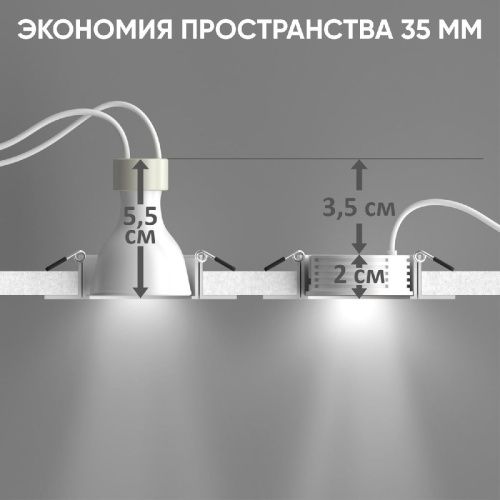 Светодиодный модуль Crystal Lux CLT 090M CLT 090M 7W 4000K WH - фото 2