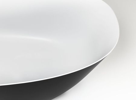 Ванна из искусственного камня Plumberia Selection Veloma VELOMA 170BN 170х75 отдельностоящая овальная с ножками
