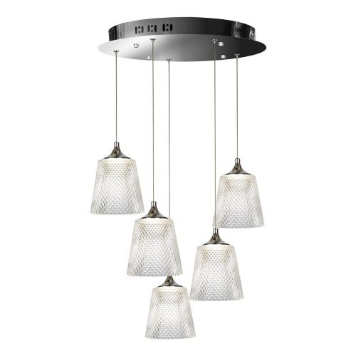 Люстра подвесная iLedex Flora (Флора) WD8007-5 CR - фото 3